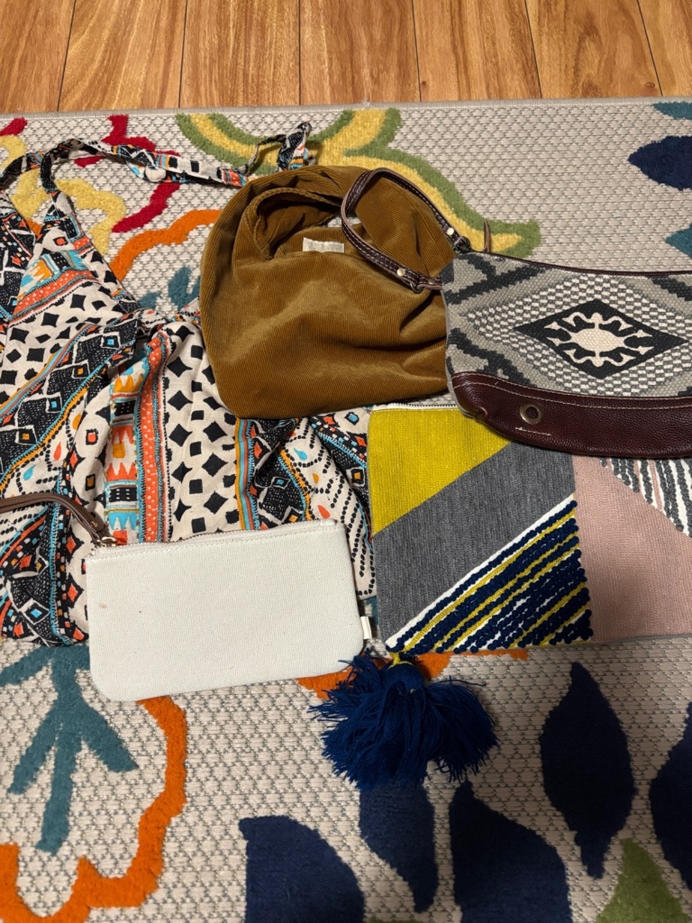 Assorted bags, wristlets lot